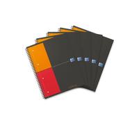 Oxford Office Notebook 100103664 Notebook pack of 5 Notepads 23 x 29.5 cm 80 g