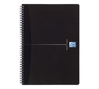 Oxford Card Cover Wirebound Notebook A4 Black (5 Pack) 100102931