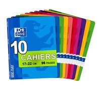 Oxford Office Openflex 100105021 Notebook Polypropylene 17 x 22 cm 96 Pages Pack of 10