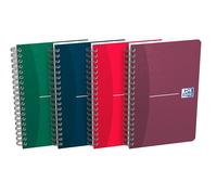 Oxford Office Spiral Notebook, Flexible Deck Side 11 x 17 cm 180 Pages Ruled, 5 x 5 (Pack of 10)