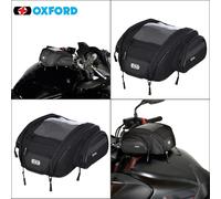 Oxford F1 Mini Tank Bag 7L Motorcycle Motorbike Black Magnetic 7 Litre New OL440
