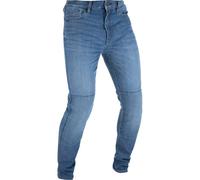 Oxford Original Mens Vintage Motorcycle Slim Denim Jeans Mid Blue W36 L32 New