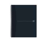 Oxford Origins 400150006 Spiral Notebook DIN A4 Squared Black 70 Sheets Optic Paper Perforated No Holes 1 Item
