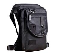 Oxford Outdoor Drop Leg Bag for Men Women Motorcycle Bike Multi-Purpose Thigh Waist Fanny Pack Mens Travel Riding Cycling Fishing Hunting Hiking Tactical Camping Black