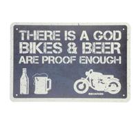 Oxford Products Motorcycle Metal Sign. Garage, Shed, Workshop.