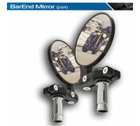 Oxford Rearview Mirrors Set OX577 – Motorcycle Bar-End, Unisex – Silver
