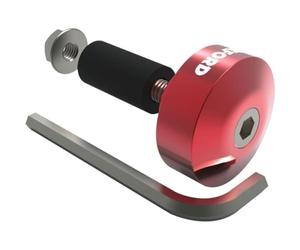 Oxford OX590 Aluminium Motorcycle Bar Ends 1 Red