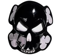 Oxford Motorcycle Skull Knee Sliders - Black