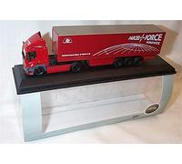 Oxford parcel force DAF 85 2 axle 40FT box trailer lorry 1.76 scale diecast model