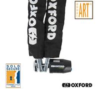 Oxford LK747 Patriot Lock Motorcycle Chain & Padlock, Black, 2.0m