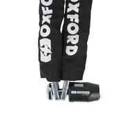 Oxford Patriot Motorcycle Chain & Padlock Motorbike Security Black 14 mm x 1.5M