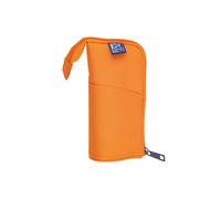 Oxford Pencil Case Stand Up Pen Holder with Zip Pen Bag Orange, Orange, 20,5 x 10,5 x 2,7 cm, Pencil case