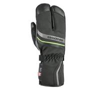 Oxford Polar 1.0 Motorcycle Motorbike Textile Gloves Black / Fluo Yellow