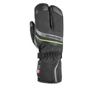 Oxford Polar 1 Mens Lobster Claw Waterproof Winter Motorcycle Gloves Black Fluo