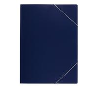 Oxford Polypropylene Folder - Dark Blue - Pack of 10 darkblue Plastic corner ten