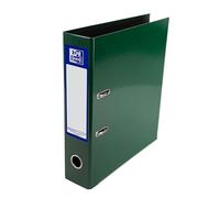 Oxford Premium A4 Lever Arch File, Green Single Folder, Heavy Duty