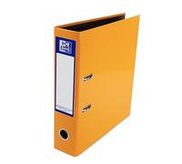 Oxford Premium A4 Lever Arch File, Orange Single Folder, Heavy Duty
