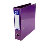 Oxford Premium A4 Lever Arch File, Purple Single Folder, Heavy Duty