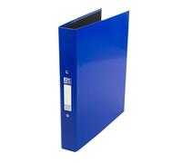 Oxford Premium A4 Ring Binder, Blue Single Folder, 25mm Capacity, Laminated Paper on Board