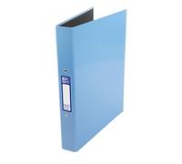 Oxford Premium A4 Ring Binder, Light Blue Single Folder, 25mm Capacity, Laminated Paper on Board