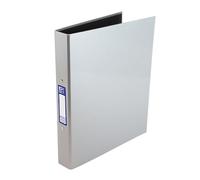 Oxford Premium A4 Ring Binder, Silver Single Folder, 25mm Capacity, Laminated Paper on Board