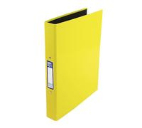 Oxford Premium A4 Ring Binder, Yellow Single Folder, 25mm Capacity