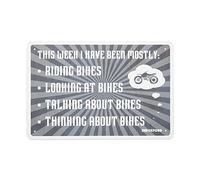 Oxford Products Motorcycle Metal Sign. Garage, Shed, Workshop.