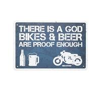 Oxford Products Motorcycle Metal Sign. Garage, Shed, Workshop.