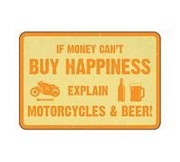 Oxford Products Motorcycle Metal Sign. Garage, Shed, Workshop.