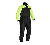 Oxford Products Rainseal Oversuit Wet Weather Motorcycle Suit, Black/Fluo, 6XL