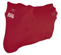 Oxford Protex Stretch Indoor Premium Stretch-Fit Motorcycle Cover Black/Red/Blue