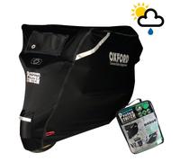 Oxford Protex Stretch Waterproof Motorcycle Cover Black All Weather CV163 XL