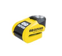 Oxford Quartz Alarm XA10 Yellow-Black Motorcycle Lock