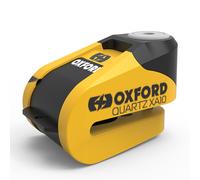 Oxford Quartz XA10 Motorcycle Motorbike ATV Disc Lock Alarm 10mm Pin - Yellow