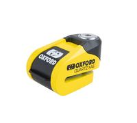 Oxford Quartz Alarm XA6 Yellow-Black Motorcycle Lock