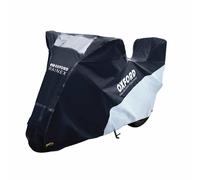Oxford Rainex Motorcycle/Scooter Outdoor Cover With Black/Silver Trunk