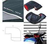 Oxford Motorcycle Bike Super Muffs OX395, Black, One Size