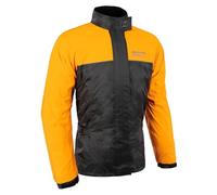 Oxford Rider Equipment Over Jacket Rainseal – Waterproof Motorcycle Rainwear – Black/Orange 6XL