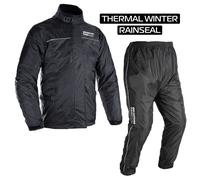Oxford Rainseal Thermal Winter Motorcycle Waterproof Over Jacket & Trouser New
