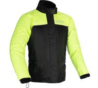 Oxford Products Rainseal Over Jacket Motorcycle Wet Weather Gear, Black/Fluo, M