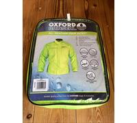 Oxford Rainseal Waterproof Motorcycle Motorbike Over/Rain Jacket Yellow Small
