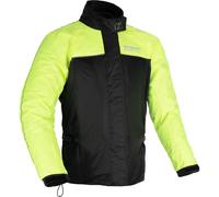Oxford Rider Equipment Over Jacket Rainseal – Motorcycle Wet Weather Gear, Black/Fluo, 5XL