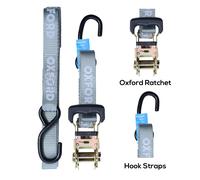 Oxford Models Heavy Duty Ratchet Hook Straps OX744 2x 5m
