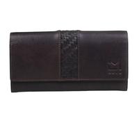Oxford RFID Matinee Leather Purse Mala leather Brown Large