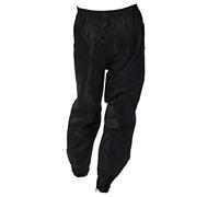 Oxford Rainseal Waterproof Motorcycle Over Trousers Black - XLarge