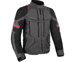 Oxford Rockland, textile jacket waterproof L Dark Grey/Black/Red