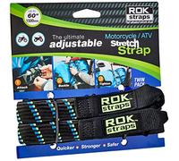 OXFORD ROK Straps HD 25mm Adj Black + Blue/Green ROK001