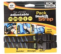 OXFORD ROK Straps MD 16mm Adj Black + Blue/Green - ROK305