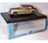 oxford rolls royce phantom V james young burgundy/silversand car 1.43 scale diecast model