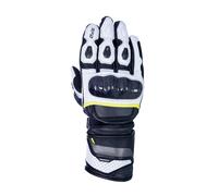 Oxford RP-2 Sports Leather Motorcycle Motorbike Gloves Tech Black White Fluo